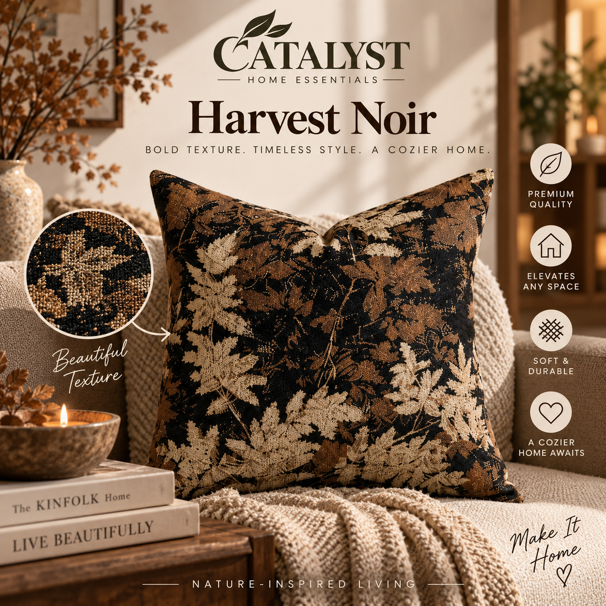 Retro Flower Pillow Covers