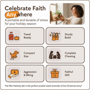 Mini Christmas Nativity Set