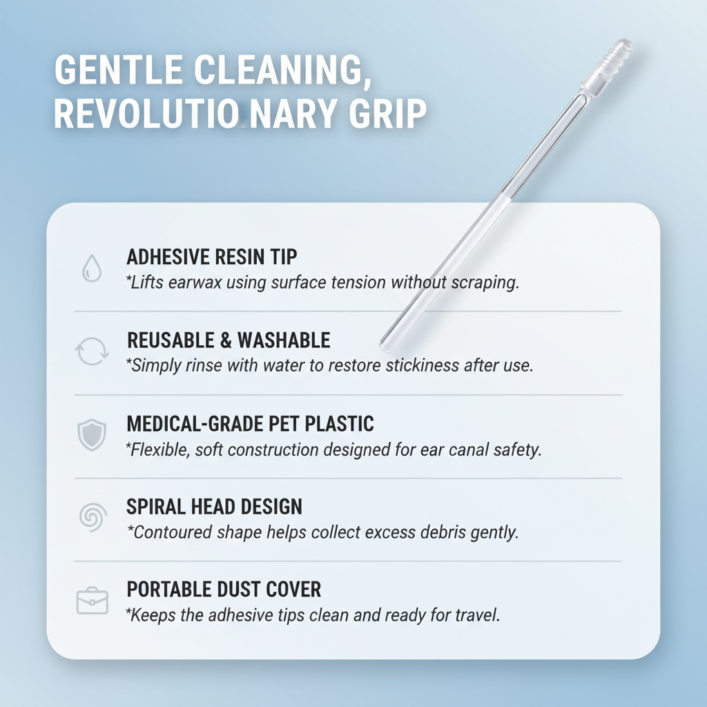 Sticky Ear Cleaning Sticks