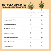 PreLit Norfolk Christmas Branches