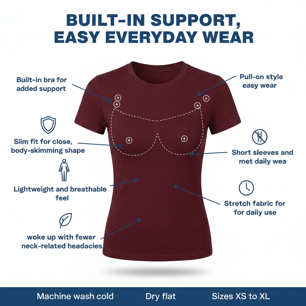Contoura™ Built-In Bra Tee