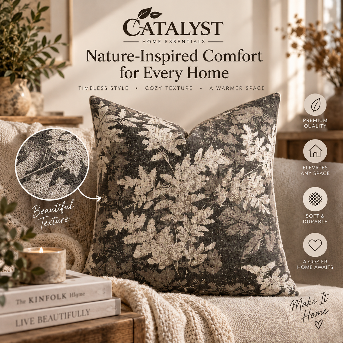 Retro Flower Pillow Covers