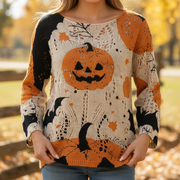 Halloween Crochet Pumpkin Sweater
